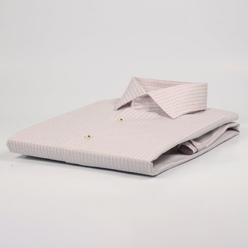 ZR Peach Checkered Shirt